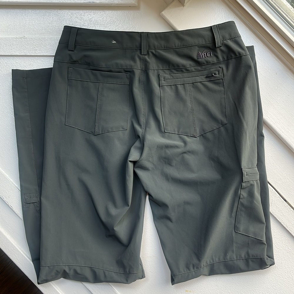📸 REI • Sahara Convertible Adjustable Length Roll-Up Hiking Pants • Sz 2 Regular